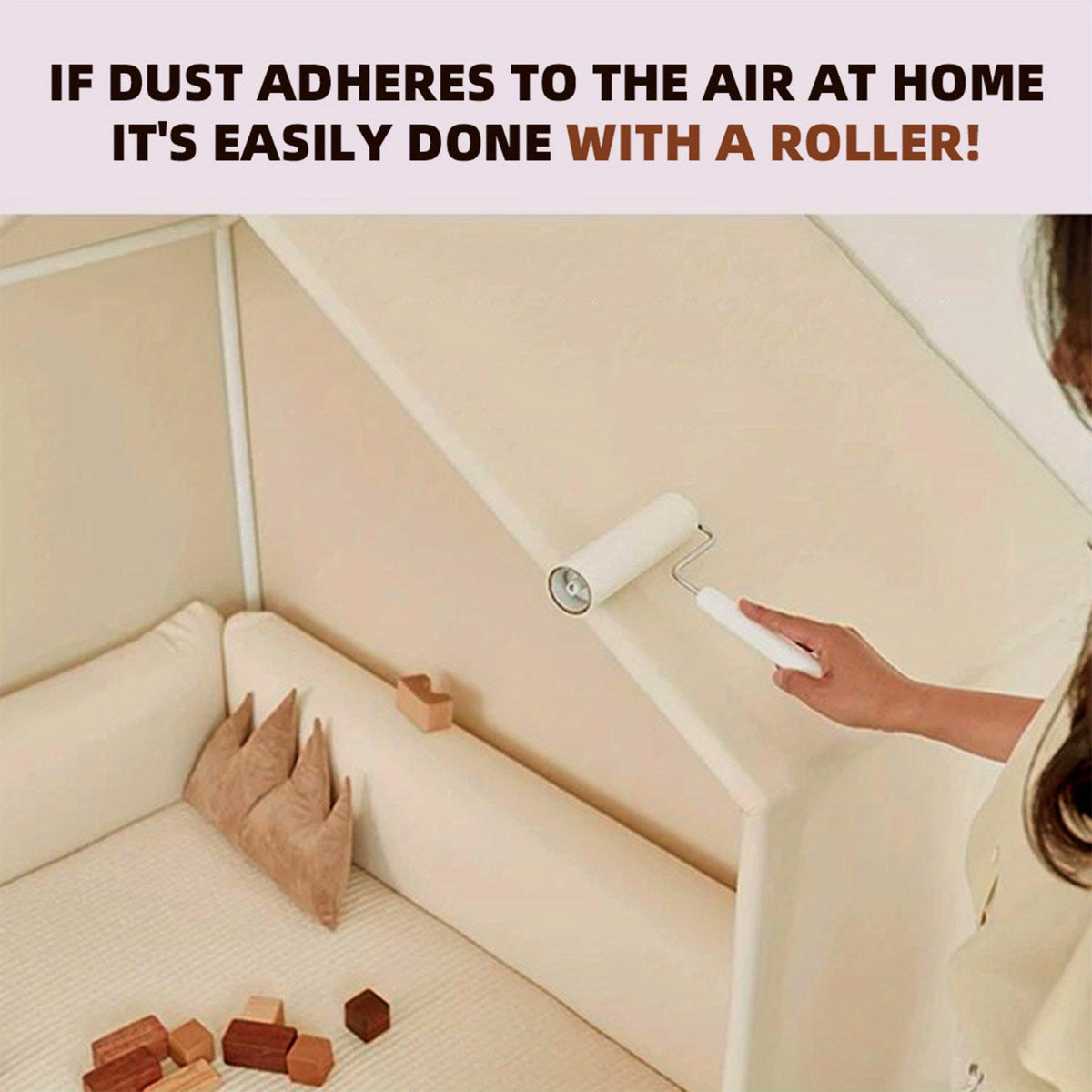 Portable Play Tent Bed with Detachable Canopy & Cushioned - Soft White Bed &, Indoor\u002FOutdoor Use, Sponge Guardrails - Bed Frame, Playhouse & Room