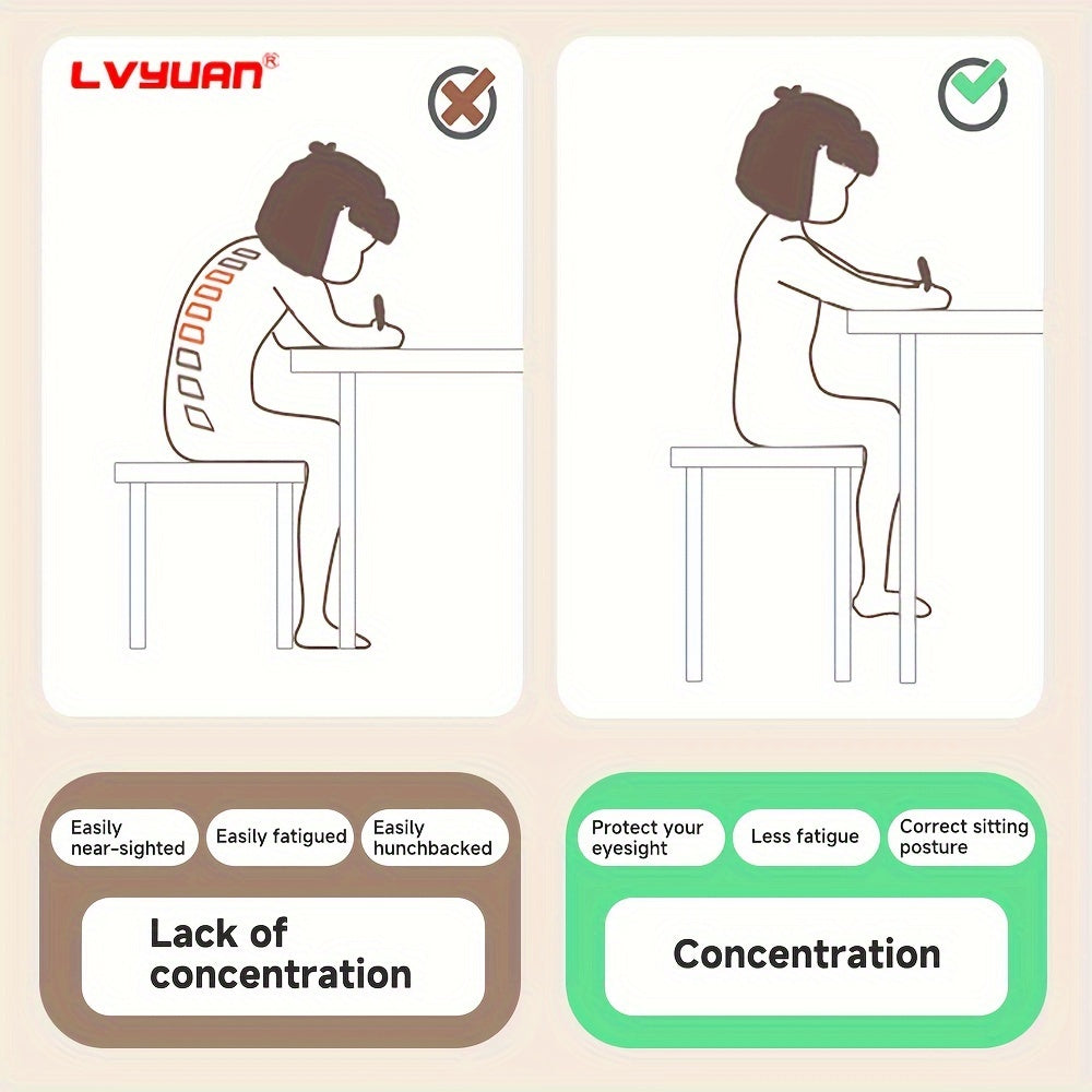 1 Set Classic Adjustable Height Youngsters Desk and Chair, Ergonomic Metal Study Table with Utility Drawer, Floor Mounted School Furniture for Youngsters Aged 3-18 Years, Ideal Christmas Gift